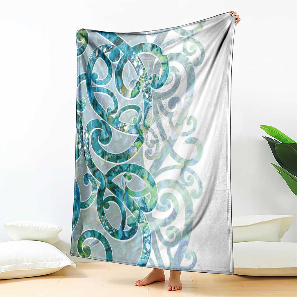 Paua Shell Maori Blanket Koru Kowhaiwhai - Aussie Hoodie
