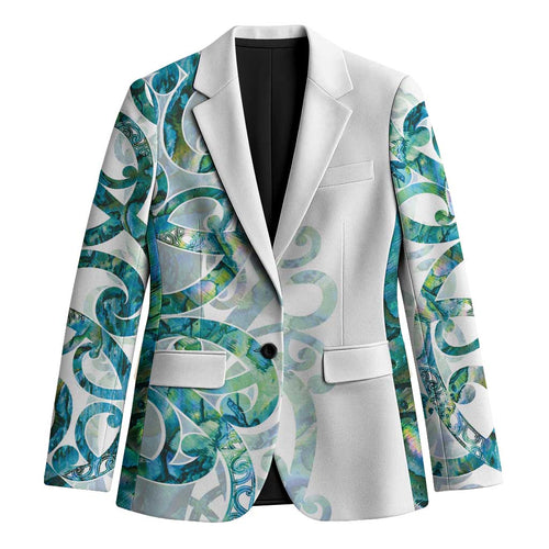 Paua Shell Maori Blazer Koru Kowhaiwhai - Aussie Hoodie