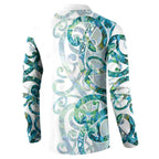 Paua Shell Maori Button Sweatshirt Koru Kowhaiwhai - Aussie Hoodie