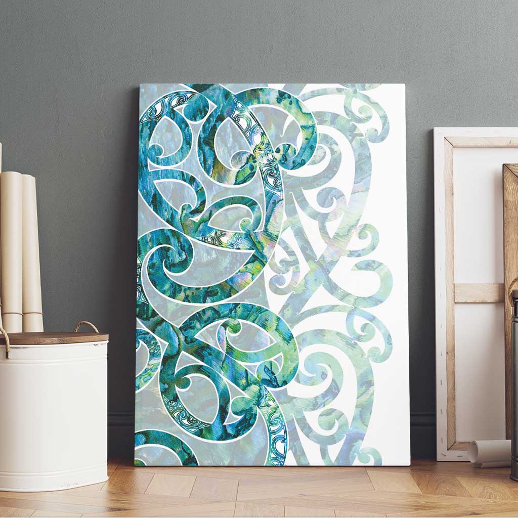 Paua Shell Maori Canvas Wall Art Koru Kowhaiwhai - Aussie Hoodie