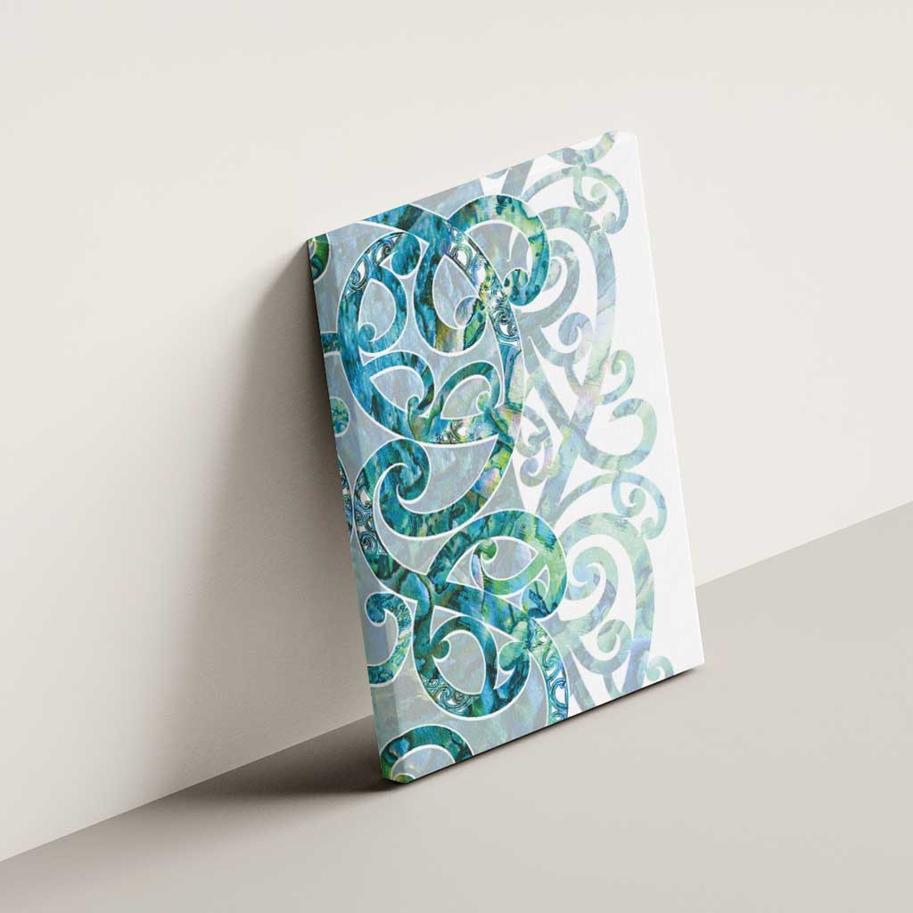 Paua Shell Maori Canvas Wall Art Koru Kowhaiwhai - Aussie Hoodie