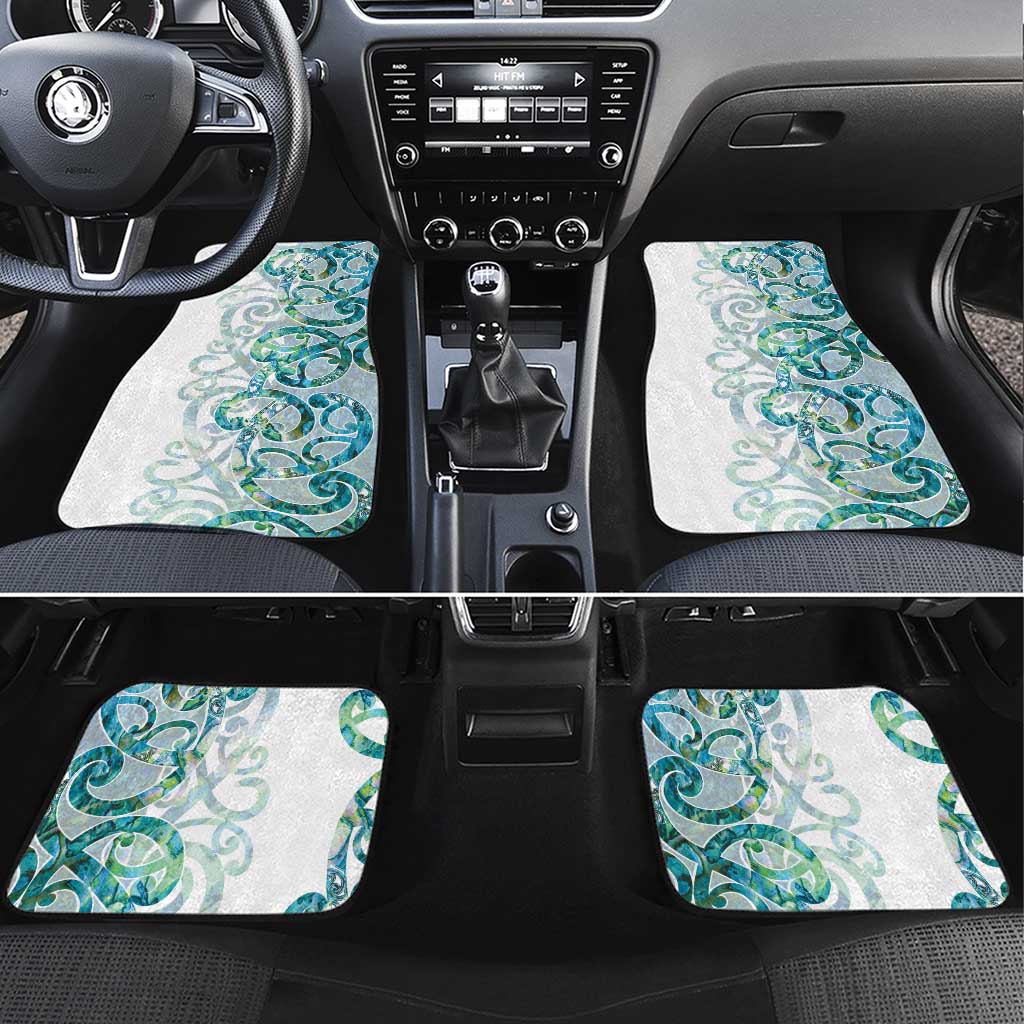 Paua Shell Maori Car Mats Koru Kowhaiwhai - Aussie Hoodie
