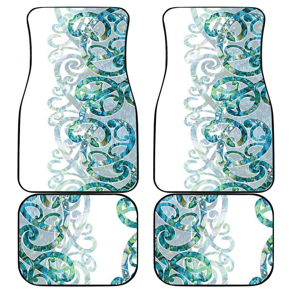 Paua Shell Maori Car Mats Koru Kowhaiwhai - Aussie Hoodie