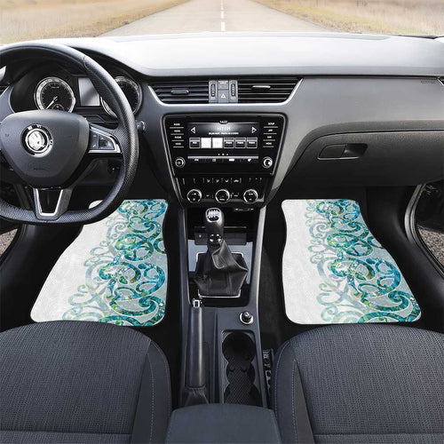 Paua Shell Maori Car Mats Koru Kowhaiwhai - Aussie Hoodie