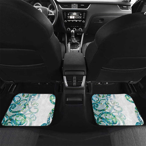 Paua Shell Maori Car Mats Koru Kowhaiwhai - Aussie Hoodie
