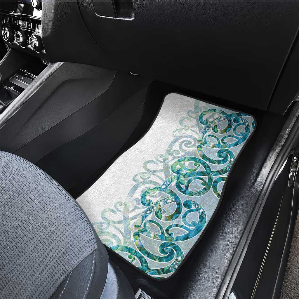 Paua Shell Maori Car Mats Koru Kowhaiwhai - Aussie Hoodie