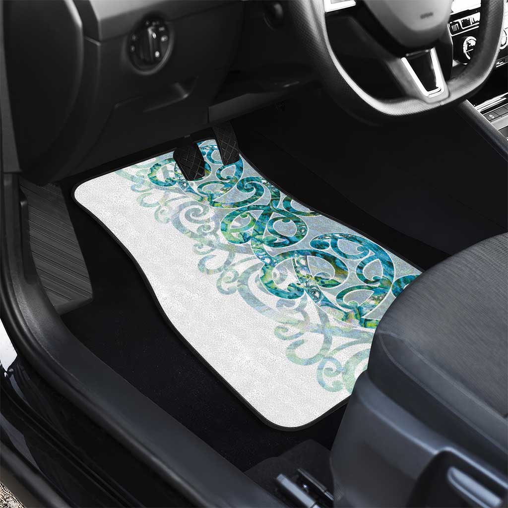 Paua Shell Maori Car Mats Koru Kowhaiwhai - Aussie Hoodie