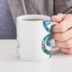 Paua Shell Maori Ceramic Mug Koru Kowhaiwhai - Aussie Hoodie