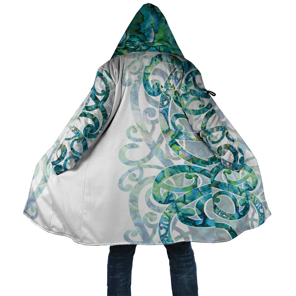 Paua Shell Maori Cloak Koru Kowhaiwhai - Aussie Hoodie