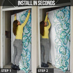 Paua Shell Maori Door Cover Koru Kowhaiwhai - Aussie Hoodie