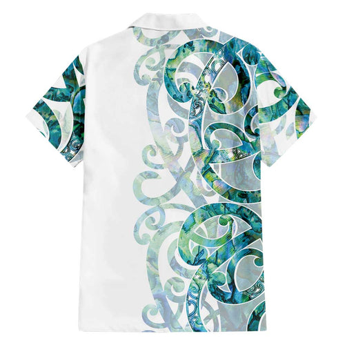 Paua Shell Maori Family Matching Mermaid Dress and Hawaiian Shirt Koru Kowhaiwhai - Aussie Hoodie