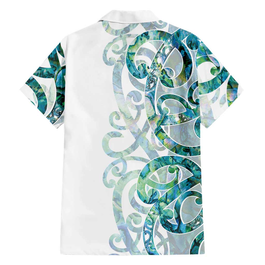 Paua Shell Maori Family Matching Tank Maxi Dress and Hawaiian Shirt Koru Kowhaiwhai - Aussie Hoodie