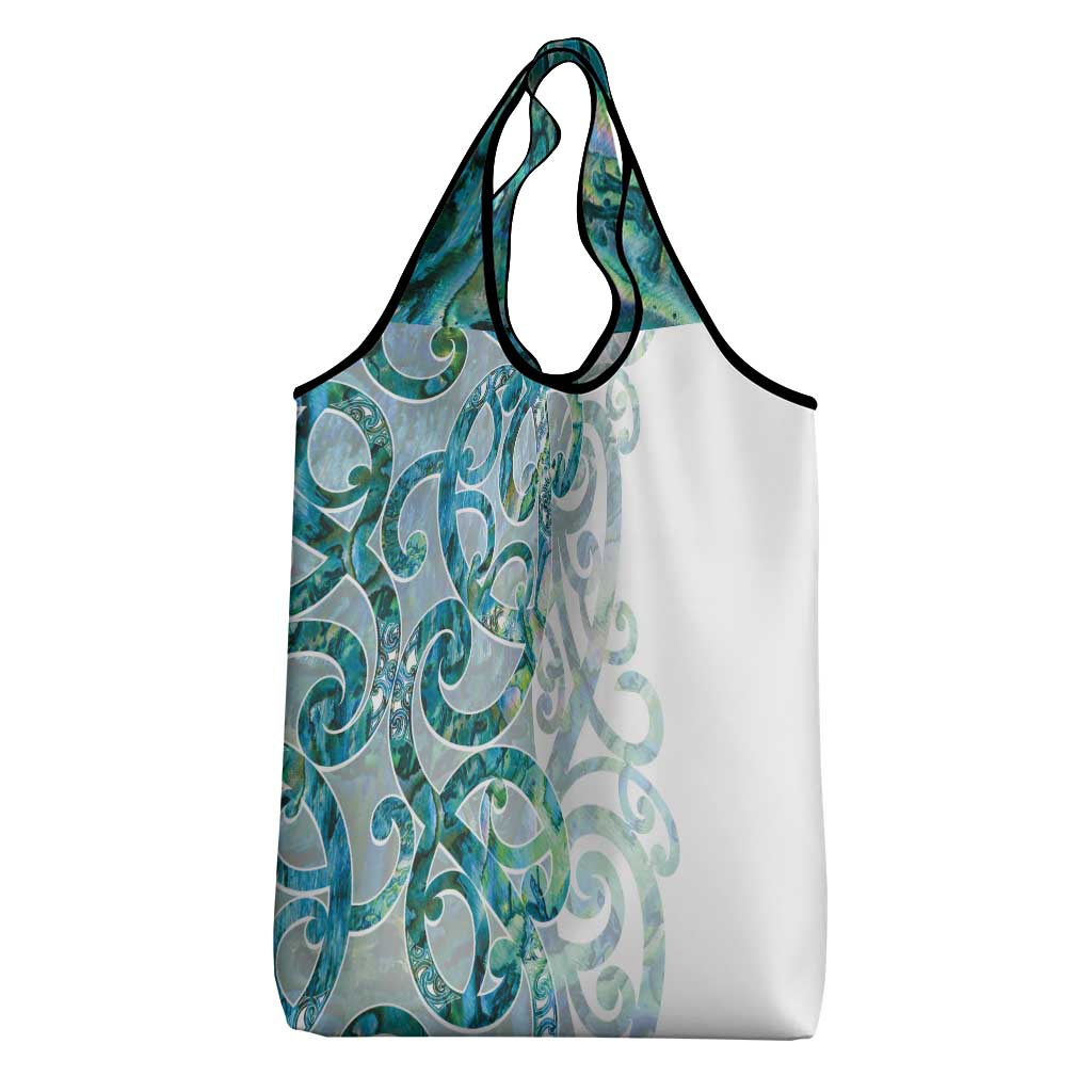 Paua Shell Maori Grocery Bag Koru Kowhaiwhai - Aussie Hoodie