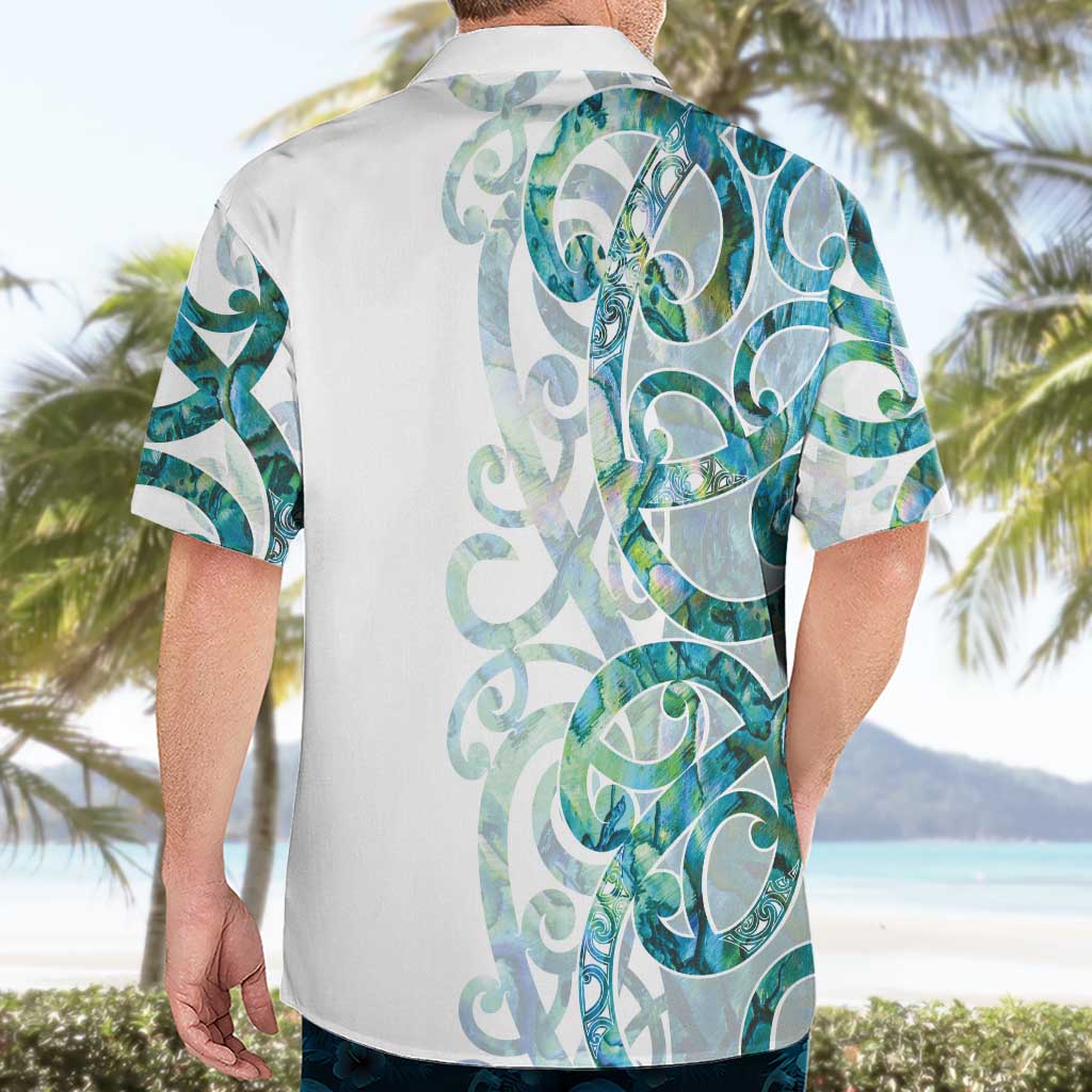 Paua Shell Maori Hawaiian Shirt Koru Kowhaiwhai - Aussie Hoodie