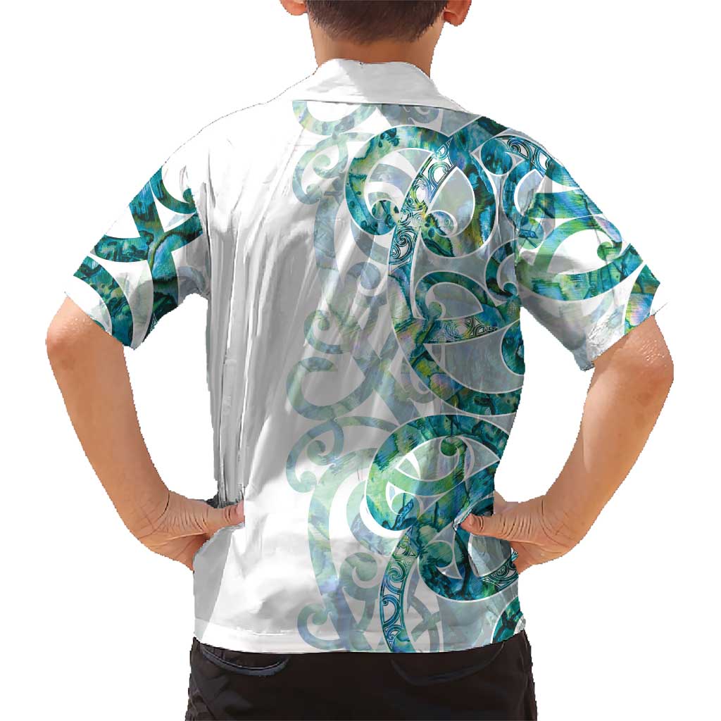 Paua Shell Maori Hawaiian Shirt Koru Kowhaiwhai - Aussie Hoodie