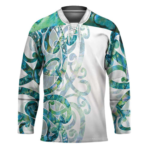 Paua Shell Maori Hockey Jersey Koru Kowhaiwhai - Aussie Hoodie