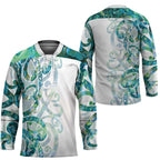 Paua Shell Maori Hockey Jersey Koru Kowhaiwhai - Aussie Hoodie