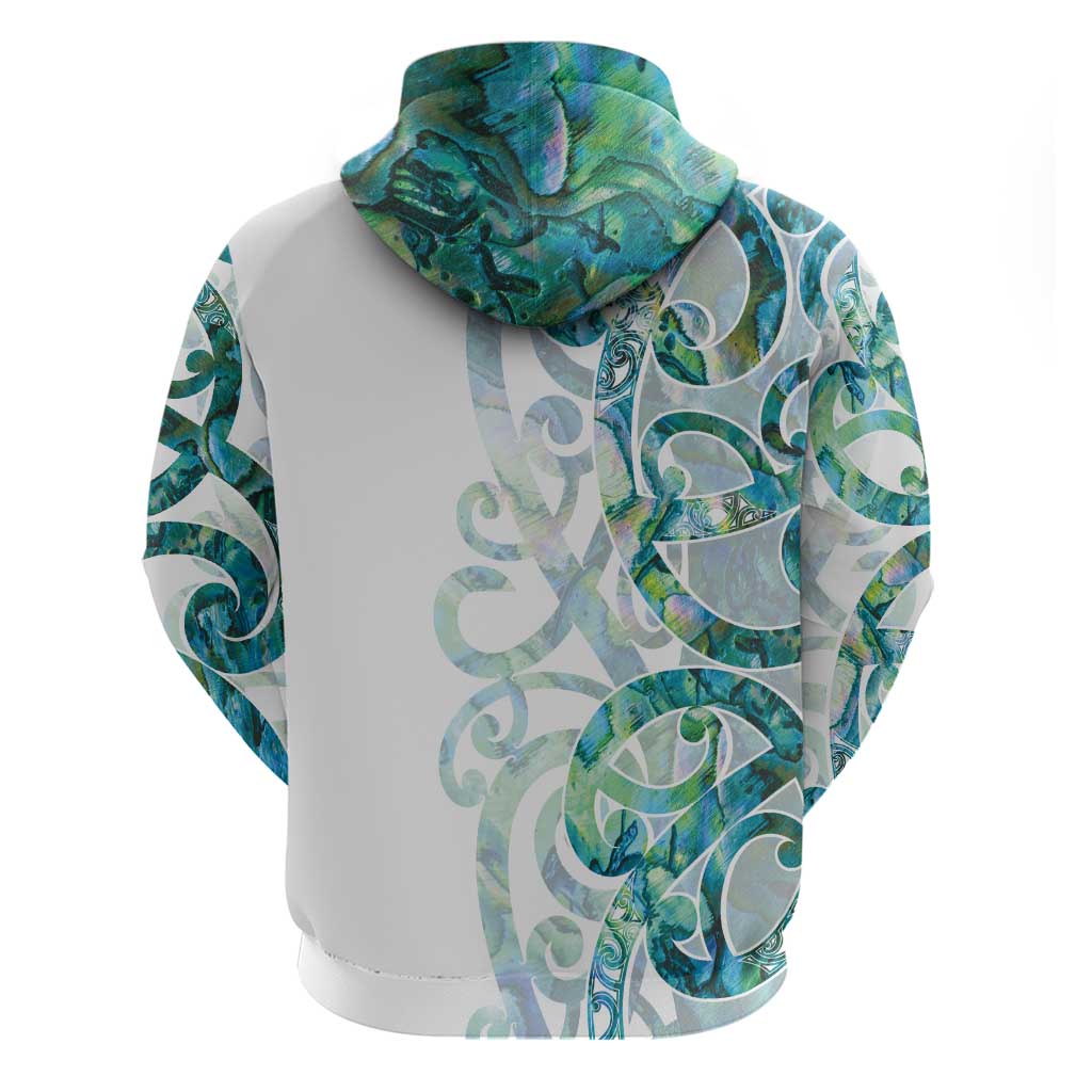 Paua Shell Maori Hoodie Koru Kowhaiwhai - Aussie Hoodie