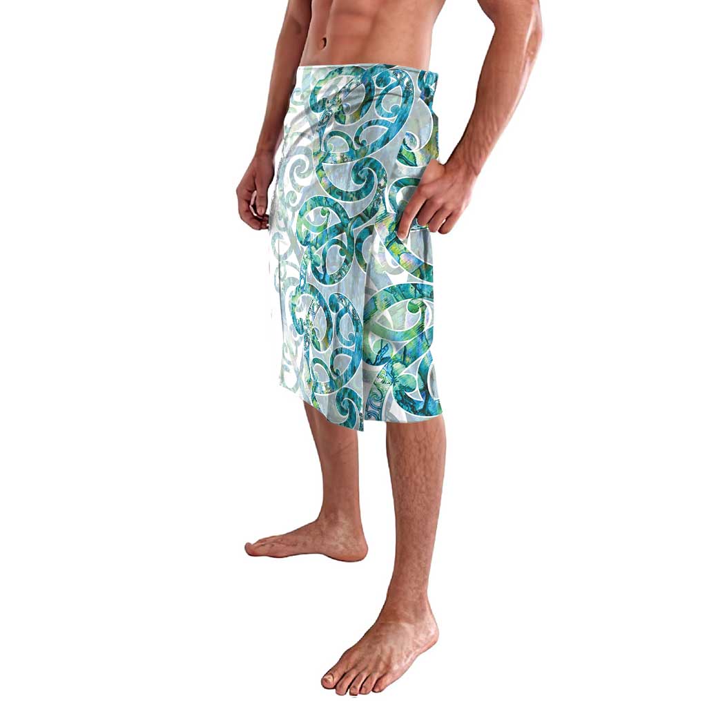 Paua Shell Maori Lavalava Koru Kowhaiwhai - Aussie Hoodie