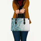 Paua Shell Maori Leather Bag Koru Kowhaiwhai - Aussie Hoodie