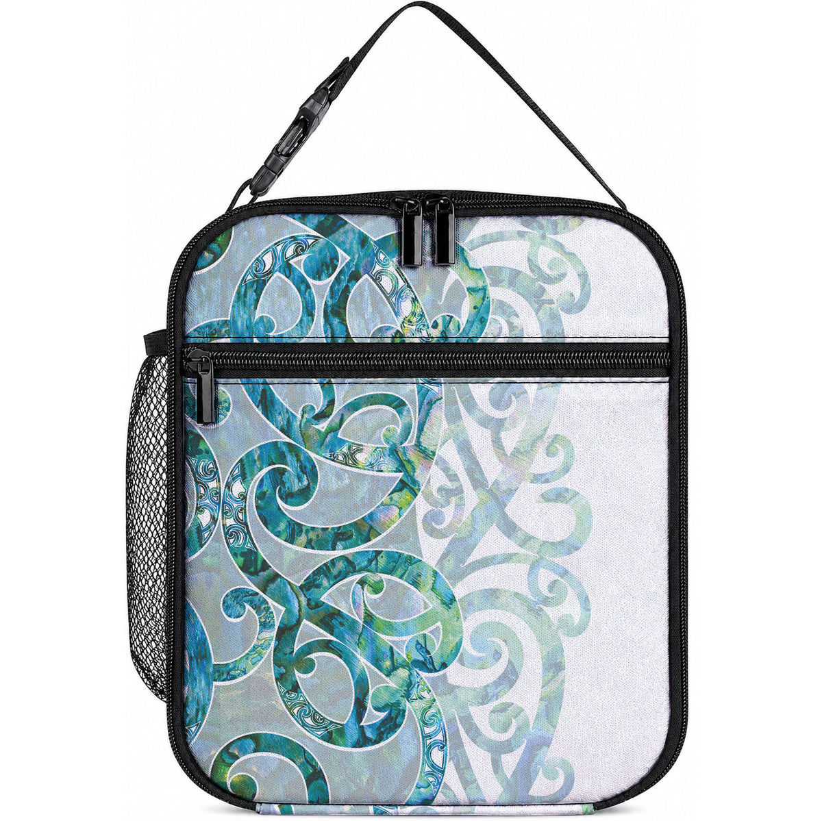 Paua Shell Maori Lunch Bag Koru Kowhaiwhai