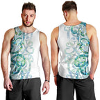 Paua Shell Maori Men Tank Top Koru Kowhaiwhai - Aussie Hoodie