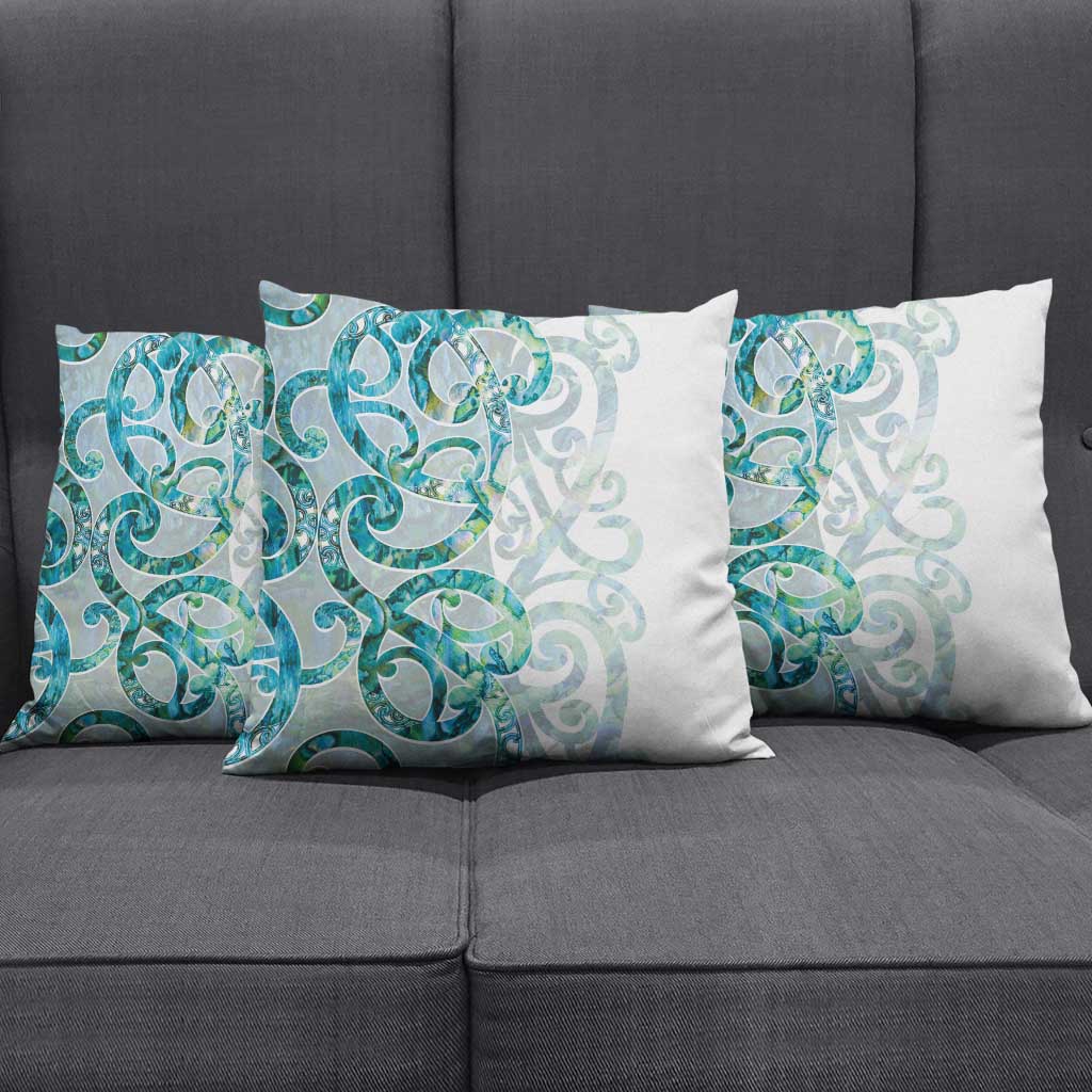Paua Shell Maori Pillow Cover Koru Kowhaiwhai - Aussie Hoodie