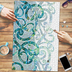 Paua Shell Maori Puzzle Koru Kowhaiwhai - Aussie Hoodie