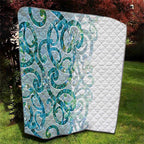 Paua Shell Maori Quilt Koru Kowhaiwhai - Aussie Hoodie