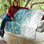 Paua Shell Maori Quilt Koru Kowhaiwhai - Aussie Hoodie