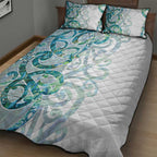 Paua Shell Maori Quilt Bed Set Koru Kowhaiwhai - Aussie Hoodie