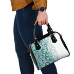 Paua Shell Maori Shoulder Handbag Koru Kowhaiwhai - Aussie Hoodie