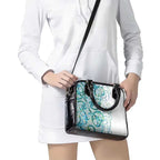 Paua Shell Maori Shoulder Handbag Koru Kowhaiwhai - Aussie Hoodie