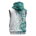 Paua Shell Maori Sleeveless Zip Hoodie Koru Kowhaiwhai - Aussie Hoodie