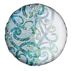 Paua Shell Maori Spare Tire Cover Koru Kowhaiwhai - Aussie Hoodie
