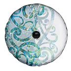 Paua Shell Maori Spare Tire Cover Koru Kowhaiwhai - Aussie Hoodie
