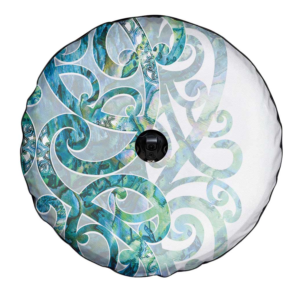 Paua Shell Maori Spare Tire Cover Koru Kowhaiwhai - Aussie Hoodie