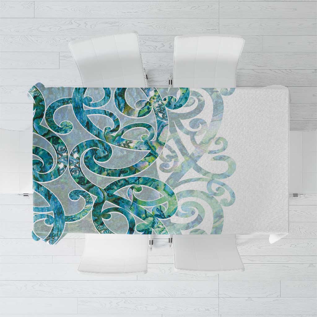 Paua Shell Maori Tablecloth Koru Kowhaiwhai - Aussie Hoodie