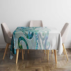 Paua Shell Maori Tablecloth Koru Kowhaiwhai - Aussie Hoodie