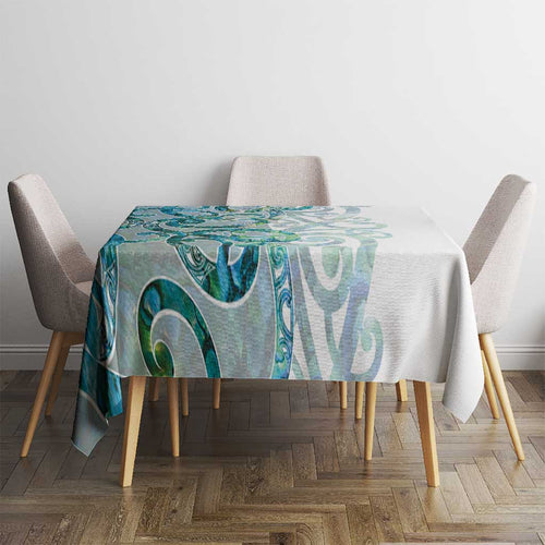 Paua Shell Maori Tablecloth Koru Kowhaiwhai - Aussie Hoodie