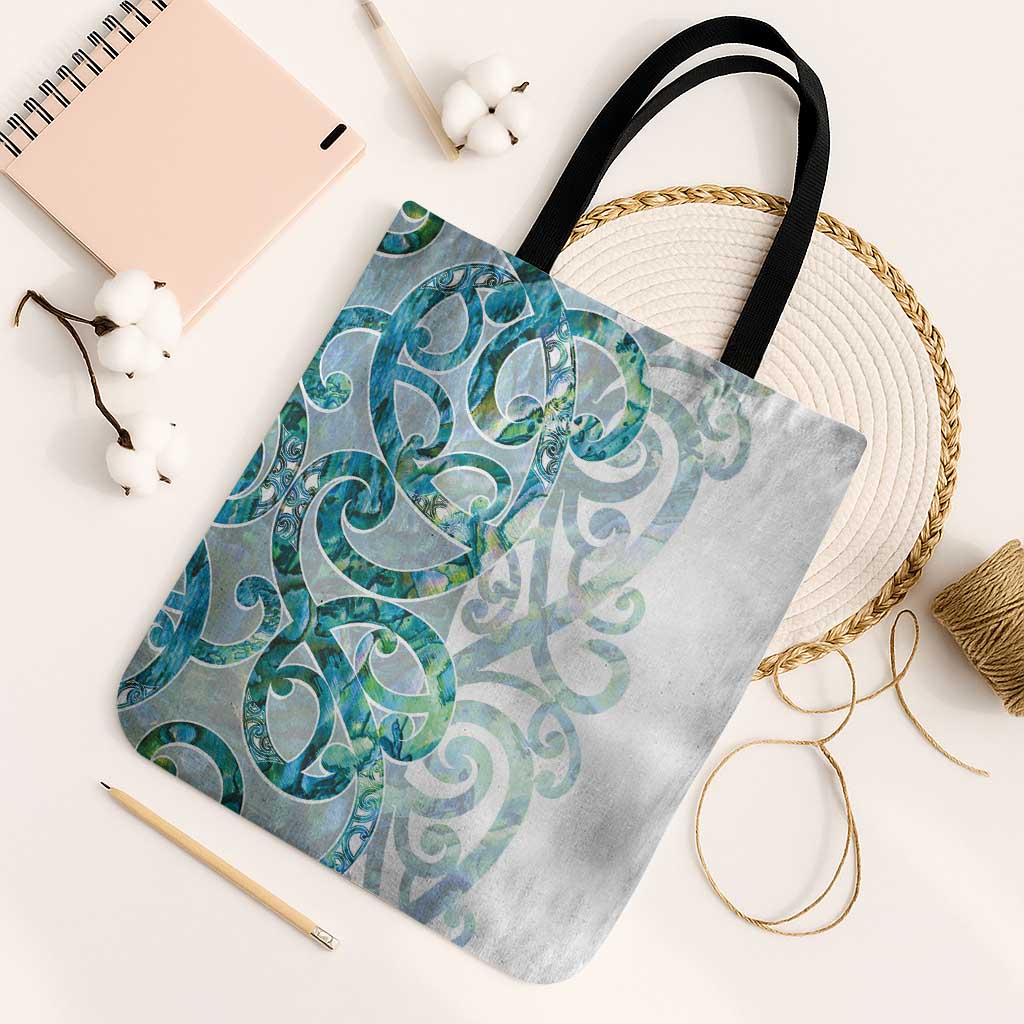 Paua Shell Maori Tote Bag Koru Kowhaiwhai - Aussie Hoodie