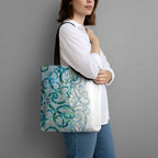 Paua Shell Maori Tote Bag Koru Kowhaiwhai - Aussie Hoodie