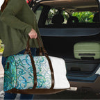 Paua Shell Maori Travel Bag Koru Kowhaiwhai - Aussie Hoodie