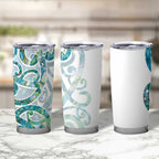 Paua Shell Maori Tumbler Cup Koru Kowhaiwhai - Aussie Hoodie