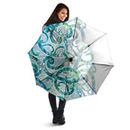 Paua Shell Maori Umbrella Koru Kowhaiwhai - Aussie Hoodie