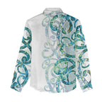 Paua Shell Maori Women Casual Shirt Koru Kowhaiwhai - Aussie Hoodie