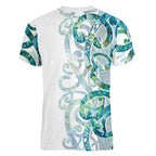 Paua Shell Maori Women V-Neck T-Shirt Koru Kowhaiwhai - Aussie Hoodie