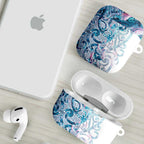 Turquoise Paua Shell Maori AirPods Case Koru Kowhaiwhai - Aussie Hoodie
