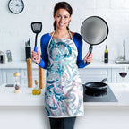 Turquoise Paua Shell Maori Apron Koru Kowhaiwhai - Aussie Hoodie