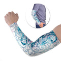 Turquoise Paua Shell Maori Arm Sleeves Koru Kowhaiwhai - Aussie Hoodie